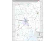 Hunt County, TX <br /> Wall Map <br /> Premium Style 2025 Map
