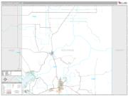 Hutchinson County, TX <br /> Wall Map <br /> Premium Style 2025 Map