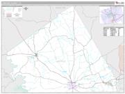 Lampasas County, TX <br /> Wall Map <br /> Premium Style 2025 Map