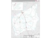 Leon County, TX <br /> Wall Map <br /> Premium Style 2025 Map