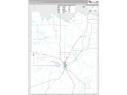 McCulloch County, TX <br /> Wall Map <br /> Premium Style 2025 Map