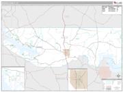 Marion County, TX <br /> Wall Map <br /> Premium Style 2025 Map