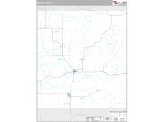 Motley County, TX <br /> Wall Map <br /> Premium Style 2025 Map