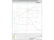 Ochiltree County, TX <br /> Wall Map <br /> Premium Style 2025 Map