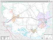 Orange County, TX <br /> Wall Map <br /> Premium Style 2025 Map