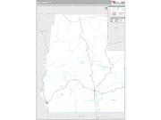 Real County, TX <br /> Wall Map <br /> Premium Style 2025 Map