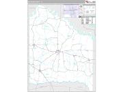 Red River County, TX <br /> Wall Map <br /> Premium Style 2025 Map