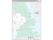 Sabine County, TX <br /> Wall Map <br /> Premium Style 2025 Map
