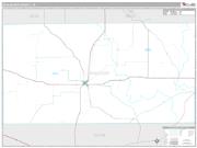 Schleicher County, TX <br /> Wall Map <br /> Premium Style 2025 Map