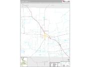 Scurry County, TX <br /> Wall Map <br /> Premium Style 2025 Map