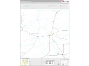 Shackelford County, TX <br /> Wall Map <br /> Premium Style 2025 Map
