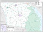 Shelby County, TX <br /> Wall Map <br /> Premium Style 2025 Map