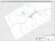 Somervell County, TX <br /> Wall Map <br /> Premium Style 2025 Map