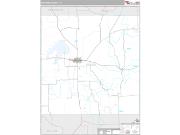 Stephens County, TX <br /> Wall Map <br /> Premium Style 2025 Map
