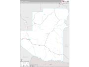 Terrell County, TX <br /> Wall Map <br /> Premium Style 2025 Map