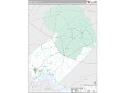 Trinity County, TX <br /> Wall Map <br /> Premium Style 2025 Map