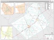 Wharton County, TX <br /> Wall Map <br /> Premium Style 2025 Map