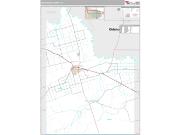 Wilbarger County, TX <br /> Wall Map <br /> Premium Style 2025 Map