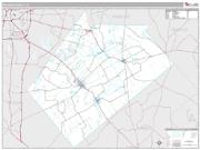 Wilson County, TX <br /> Wall Map <br /> Premium Style 2025 Map