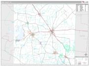 Wise County, TX <br /> Wall Map <br /> Premium Style 2025 Map