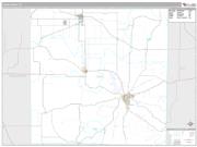 Young County, TX <br /> Wall Map <br /> Premium Style 2025 Map