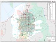 Salt Lake County, UT <br /> Wall Map <br /> Premium Style 2025 Map