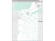 Uintah County, UT <br /> Wall Map <br /> Premium Style 2025 Map