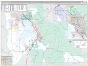 Utah County, UT <br /> Wall Map <br /> Premium Style 2025 Map