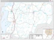 Franklin County, VT <br /> Wall Map <br /> Premium Style 2025 Map