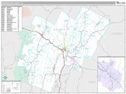 Washington County, VT <br /> Wall Map <br /> Premium Style 2025 Map