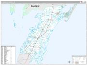 Accomack County, VA <br /> Wall Map <br /> Premium Style 2025 Map
