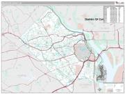Arlington County, VA <br /> Wall Map <br /> Premium Style 2025 Map
