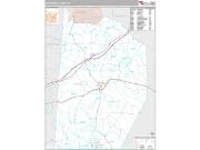 Brunswick County, VA <br /> Wall Map <br /> Premium Style 2025 Map