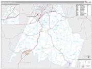 Campbell County, VA <br /> Wall Map <br /> Premium Style 2025 Map