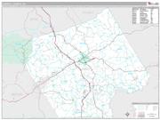 Carroll County, VA <br /> Wall Map <br /> Premium Style 2025 Map