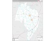 Charlotte County, VA <br /> Wall Map <br /> Premium Style 2025 Map