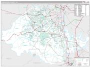 Chesterfield County, VA <br /> Wall Map <br /> Premium Style 2025 Map