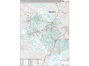 Fairfax County, VA <br /> Wall Map <br /> Premium Style 2025 Map