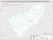 Floyd County, VA <br /> Wall Map <br /> Premium Style 2025 Map