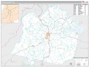 Franklin County, VA <br /> Wall Map <br /> Premium Style 2025 Map