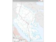 Gloucester County, VA <br /> Wall Map <br /> Premium Style 2025 Map