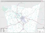 Henry County, VA <br /> Wall Map <br /> Premium Style 2025 Map