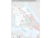 James City County, VA <br /> Wall Map <br /> Premium Style 2025 Map