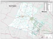 Loudoun County, VA <br /> Wall Map <br /> Premium Style 2025 Map