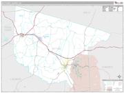 Nottoway County, VA <br /> Wall Map <br /> Premium Style 2025 Map
