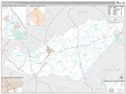 Orange County, VA <br /> Wall Map <br /> Premium Style 2025 Map