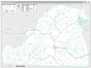Patrick County, VA <br /> Wall Map <br /> Premium Style 2025 Map