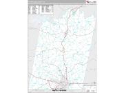 Pittsylvania County, VA <br /> Wall Map <br /> Premium Style 2025 Map