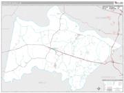 Powhatan County, VA <br /> Wall Map <br /> Premium Style 2025 Map