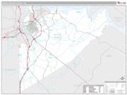 Prince George County, VA <br /> Wall Map <br /> Premium Style 2025 Map